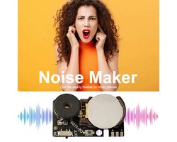 Annoyatron Noise Maker - Prank - Verborgen geluid - Irritatie - Incl. Batterij en plakstrip