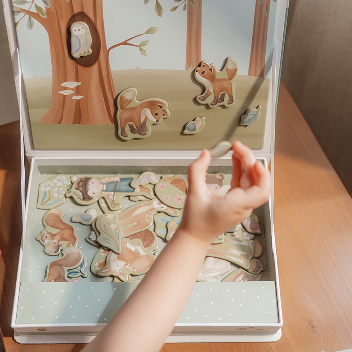 Little Dutch Magnetisch speelbord - Forest Friends FSC — afbeelding 2