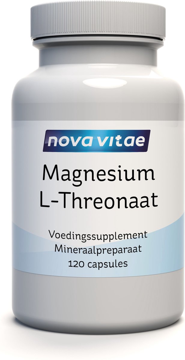 Goedkoopste Nova Vitae - Magnesium L-Threonaat - Magnesium L-Threonate - 120 capsules