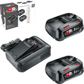 Starterset 18V - BOSCH GREEN - 2 18V 2,5 Ah accu's + lader - 1600A031T5