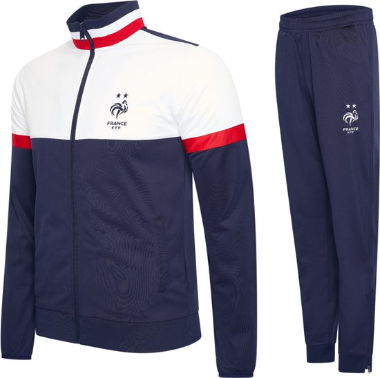 Short Molleton FFF Collection Officielle – Équipe De France Homme, 2 Étoiles, Coton Doux