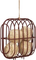 SANOTO Mangeoire Oiseaux Suspendue Extérieur - 1.4kg Capacity, Résistante Aux Écureuils