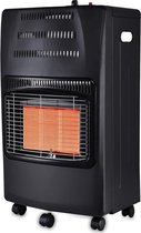 Bol.com Gaskachel Camping – Infrarood Kachel op Wieltjes 4200 Watt – Ventilatorkachel - Gasverwarming Mobiel - Heater Op Propaan... aanbieding