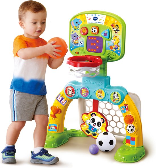 VTech 3-in-1 Sport & Scoor Speelplaats - Educatief Speelgoed - Sport- en Speelplezier - Kinderspeelgoed - Cadeau - Speelgoed 1 Jaar tot 3 Jaar van Vtech — afbeelding 4