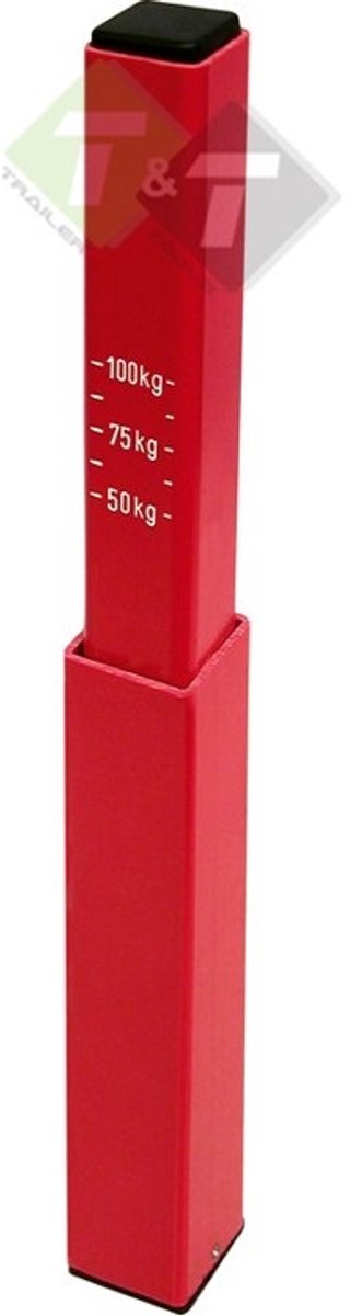 Kogeldrukmeter - rode Kogeldruk meter - drukmeter kunstof model Tot 100 kg - caravan druk meter - disseldrukmeter