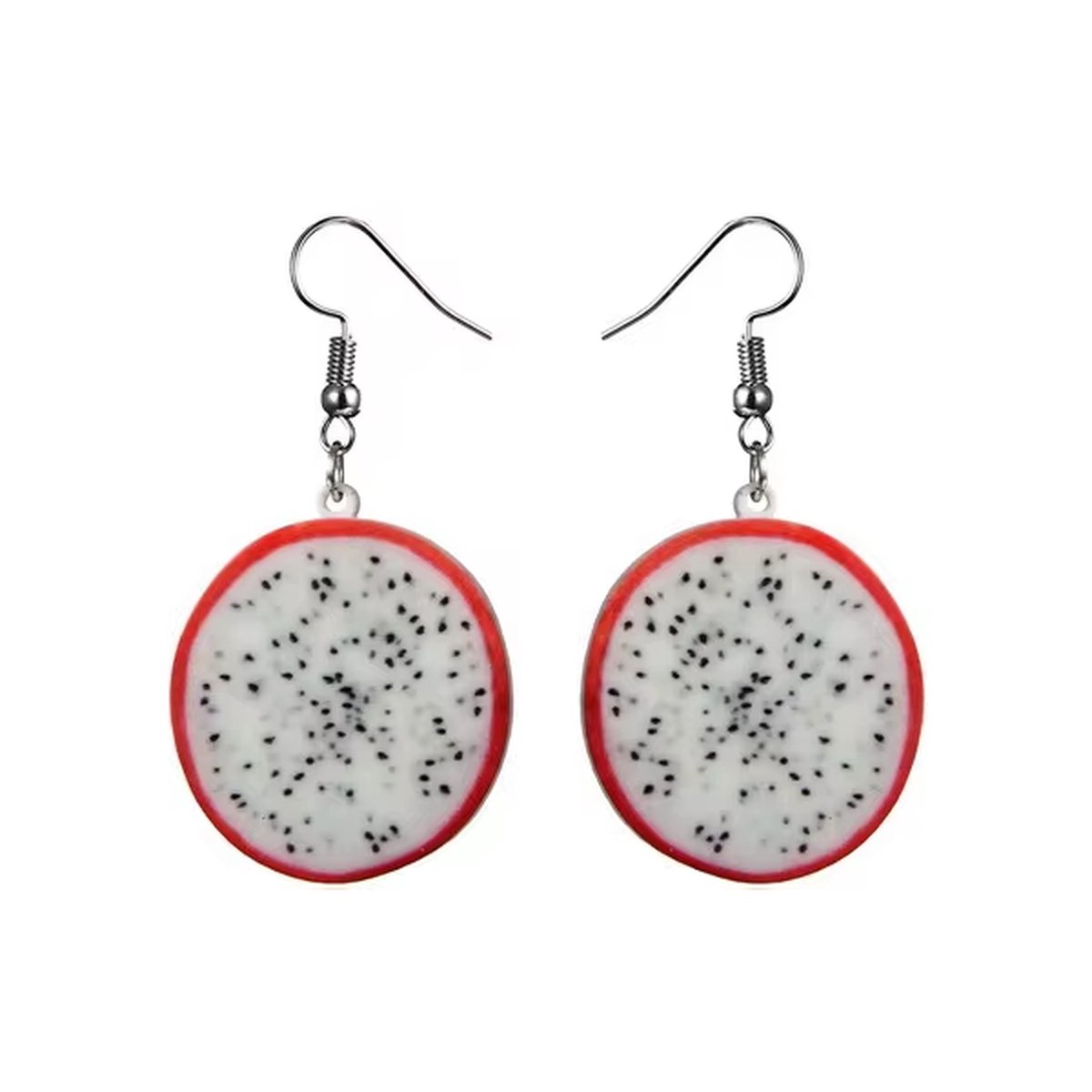 Fruit Oorbellen - Dragon Fruit