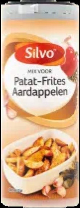 Silvo 6x Strooibus Patat/Frites kruiden 150 gram | Multipack | friet en aardappel