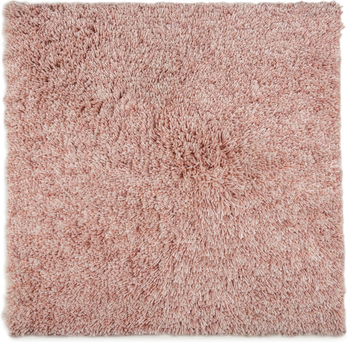 Luxe badmat hoogpolig Floor roze - 60x60 - zacht en soepel - stijlvolle uitstraling - vochtabsorberend en sneldrogend - hoogwaardige kwaliteit - anti-slip