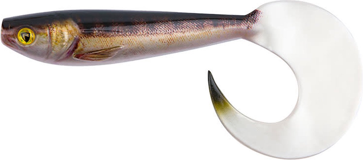 Fox Rage Pro Grub Natural 12cm - Kleur : UV Firetiger