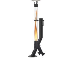 GREEN FLAME BPH-R100-T1 Outdoor Rocket Heater - Pellet Lounge Heater - Terras Heater - Tuinhaard - Patio Heater