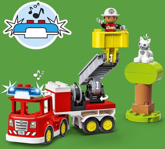 LEGO DUPLO Town 10969 Le Camion de Pompiers