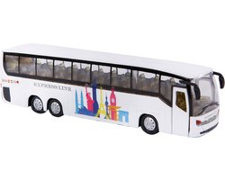Kids Globe Die-cast Bus met Licht en Geluid, 19cm