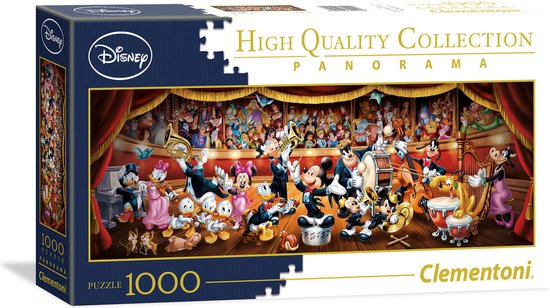 Foto: Clementoni puzzel 1000 stukjes disney orchestra puzzel voor volwassenen en kinderen 14 99 jaar