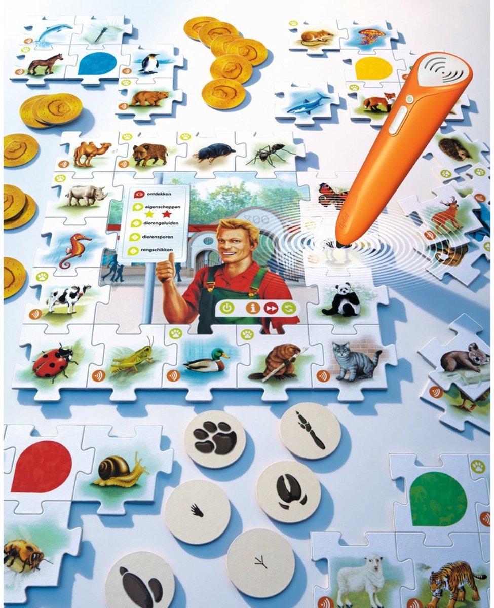 tiptoi® spel Avontuur in het Dierenrijk - Ravensburger - Leersysteem — afbeelding 6