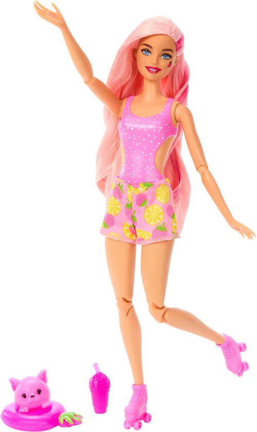 Barbie Pop! Reveal - Serie Fruit Aardbeienlimonade - Barbiepop — afbeelding 5