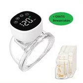 Bol.com Draagbare borstkolf - Handsfree borstkolf - 1 Stuk - Electrische Borstkolf - 3 Modus - Massagemodus - Zuigmodus - Pompmo... aanbieding