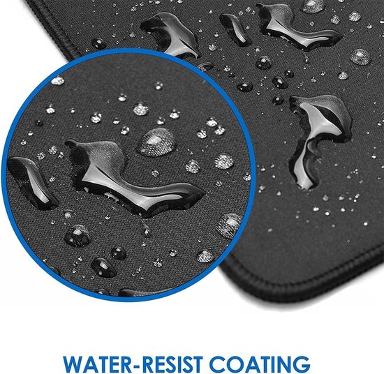 Grote gaming-muismat, XXL, 900 x 400 mm, gamer-muismat met naden aan de randen, onder de bureauonderlegger, accessoires voor kantoor, onderkant van antislip rubber Xin (oppervlak, 900 x 400 mm