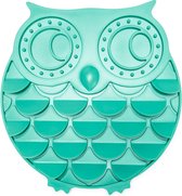 Beeztees Likmat Hibou - Likmat Chien - Silicone - Vert - 30x28x1 cm