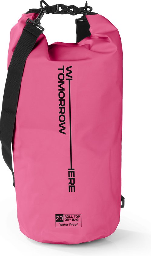 Where Tomorrow PVC dry bag Style 02 20L roze