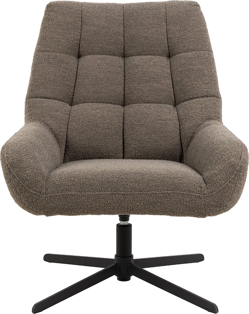Giga Living Fauteuil Stora - Taupe Stof - 76x73x89cm