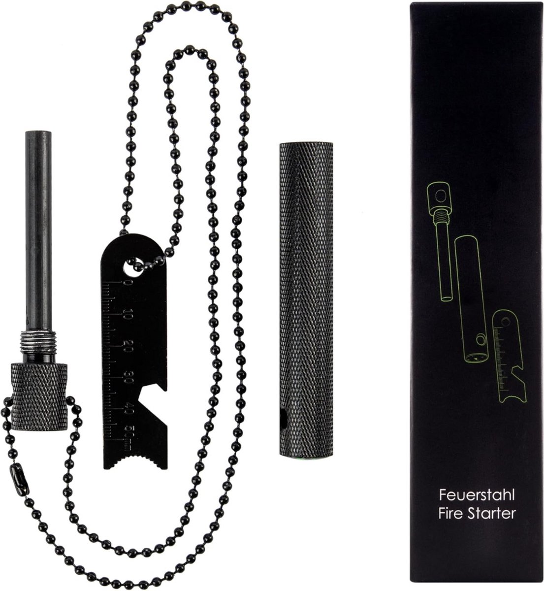 Goedkoopste Lexium Vuurstarter - Vuursteen - Firesteel - Magnesium stick - Firestarter - Survival spullen - Vonkstaaf