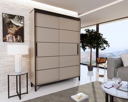 Pro-meubels - Kledingkast Baltic - 120cm - Beige - Garderobekast