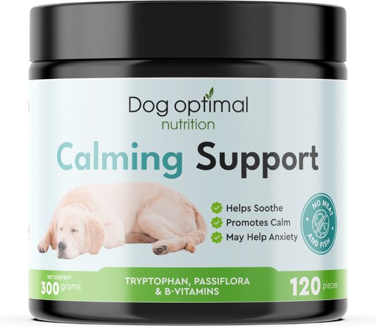 Dog Optimal Calming Support – Kalmerende Hondenkoekjes – 120 stuks