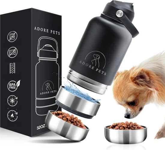 Torus TR1LC2020 Waterbak Voor Honden En Katten, Inhoud 1 Liter, Houtskool Zwart Torus TR1LC2020 Waterbak Voor Honden En Katten, Inhoud 1 Liter, Houtskool Zwart