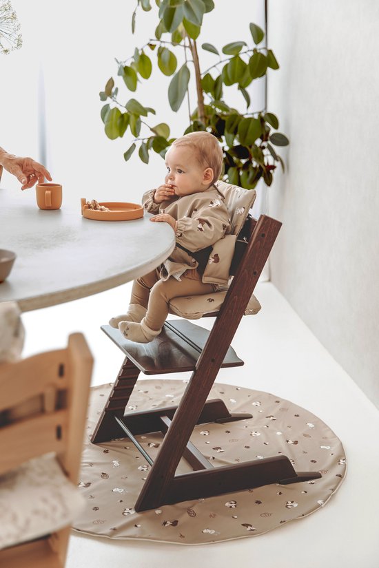 Meyco Baby Forest Animals kinderstoel knoeimat - sand van Meyco — afbeelding 4