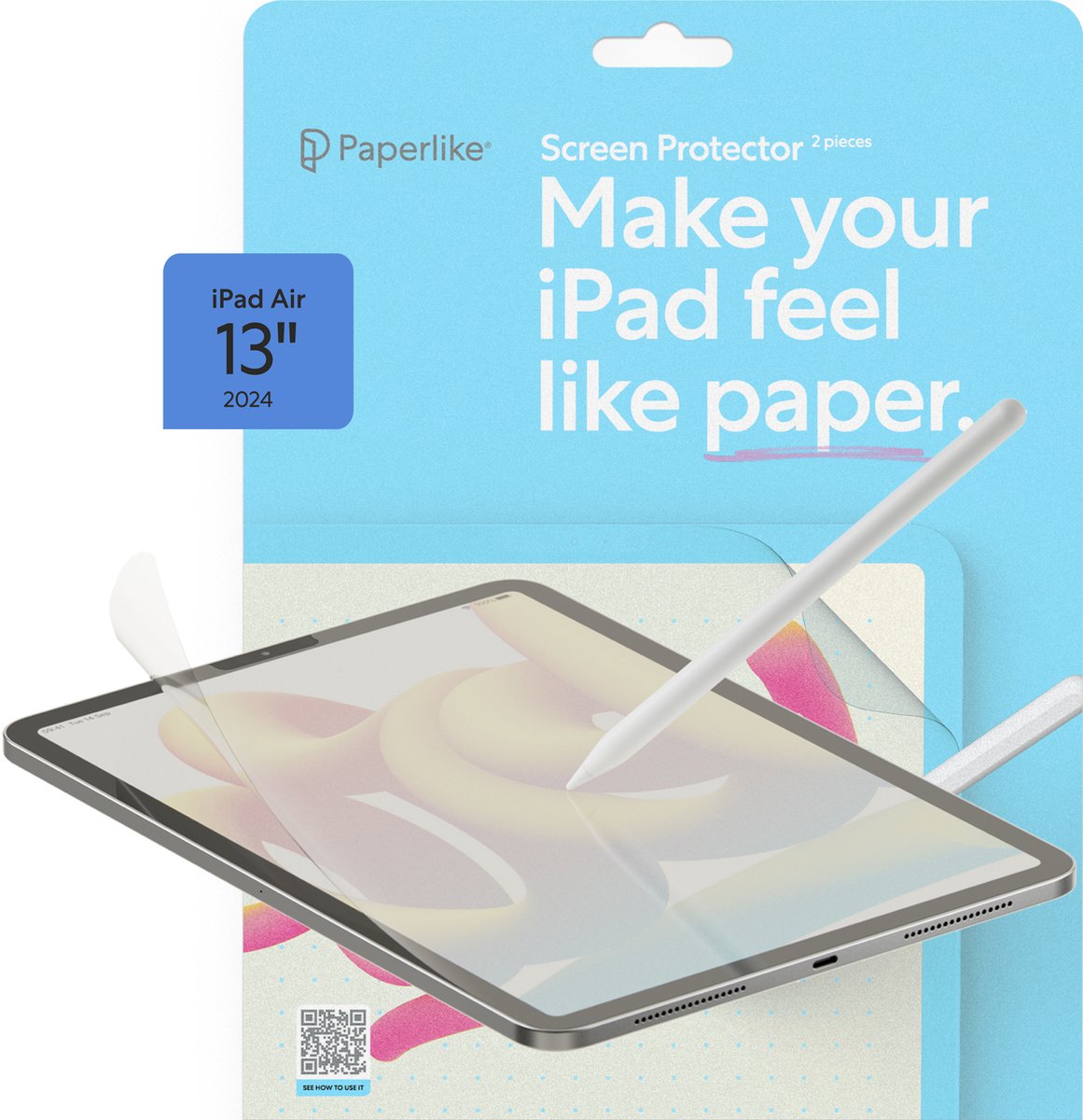 Paperlike iPad Screen Protector geschikt voor iPad Pro 11