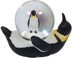 PIA Soft Toys Pinguin liggend waterbal - 45 mm - Snowglobe