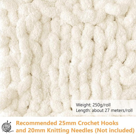 Chunky Garen 2 stks Kleurrijke Hand Gebreide Garen Voor Dye Sjaal Hand Breien Zachte Melk Katoen Garen Dikke Wol Garen Reuze Wol Deken 10 (Kleur: Color1