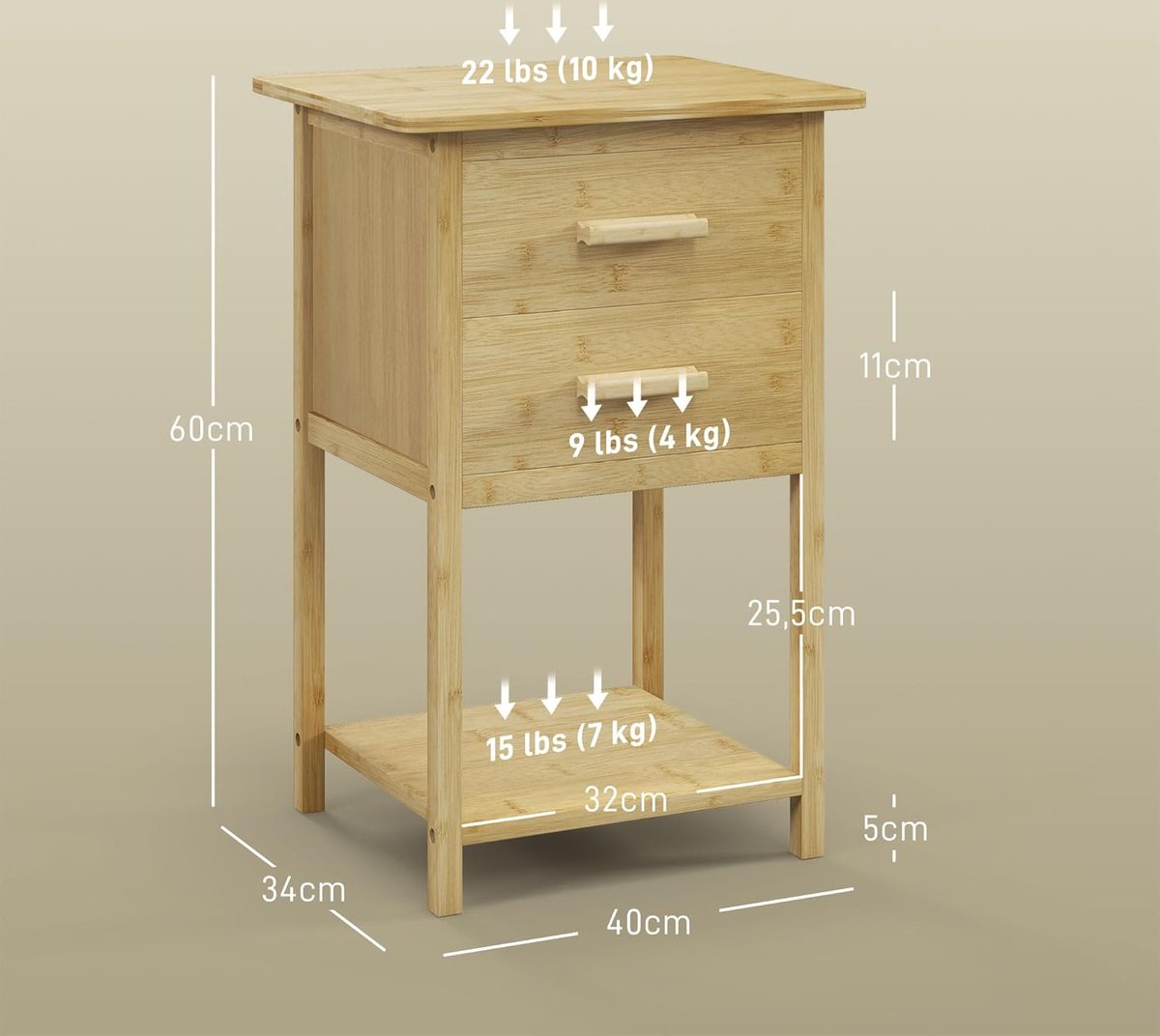 Hout HOMCOM Keuken kasten 2 laden kopen? | Tot 15% korting Hout HOMCOM Keuken kasten 2 laden kopen? | Tot 15% korting