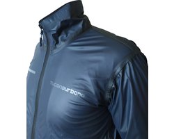 Tucano Urbano Regenjas Hydrostretch Heren Polyester Blauw Maat S