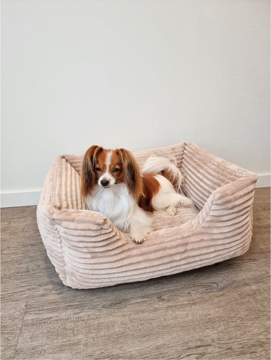 Adori Lit pour Chien Saar Taupe - Lit pour Chien - 63x53x27 cm