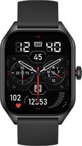 Smartwatch voor dames, oproepen en antwoorden, WhatsApp/spraakassistent, 1,85 inch digitaal horloge, fitnesstracker met hartslagmeter, slaapmonitor, stappenteller, 110 sportsmartwatch voor Android en