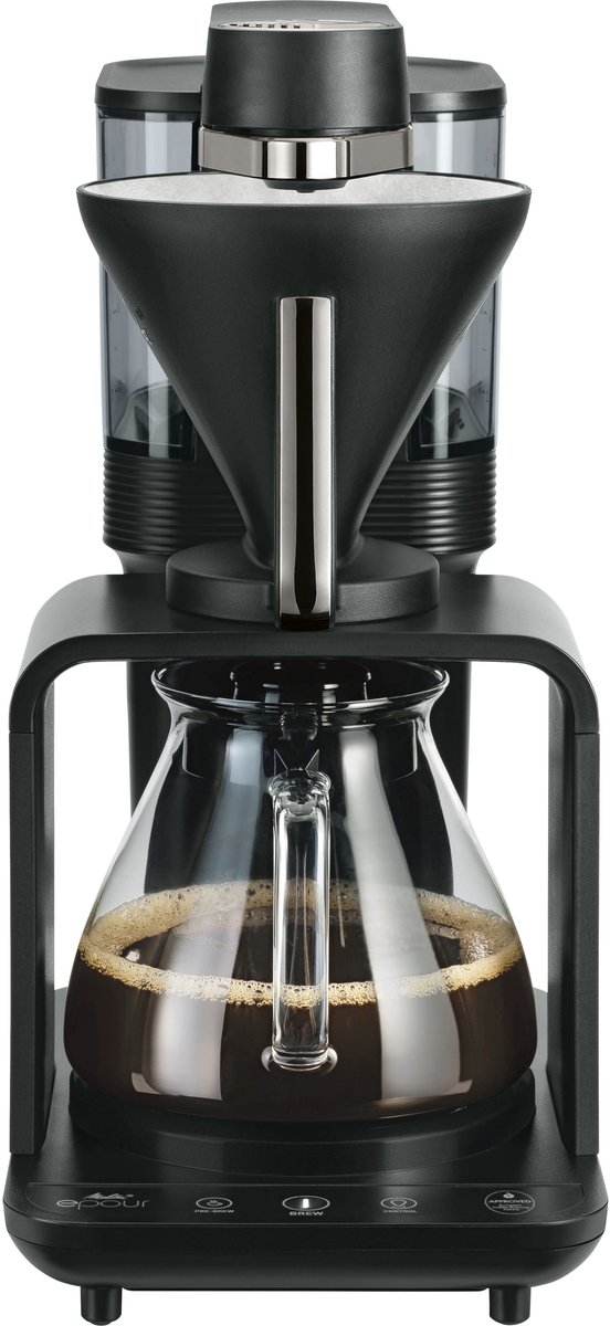 Melitta EPOUR Zwart/Chroom 1024-11