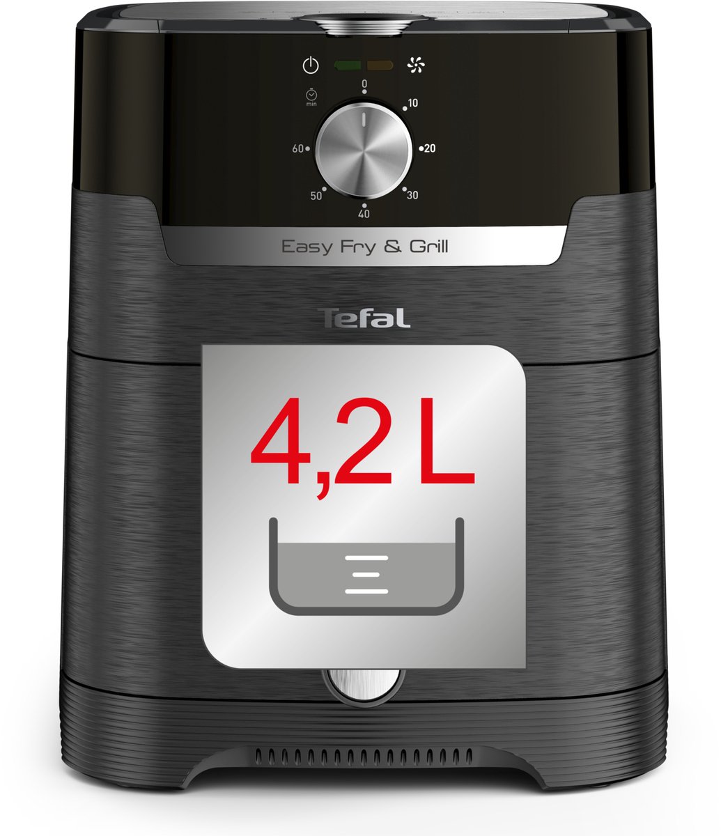 Tefal Easy Fry & Grill EY5018 - Airfryer - 4.2L - 1550W - Grillfunctie - Voor 4 Personen — afbeelding 6