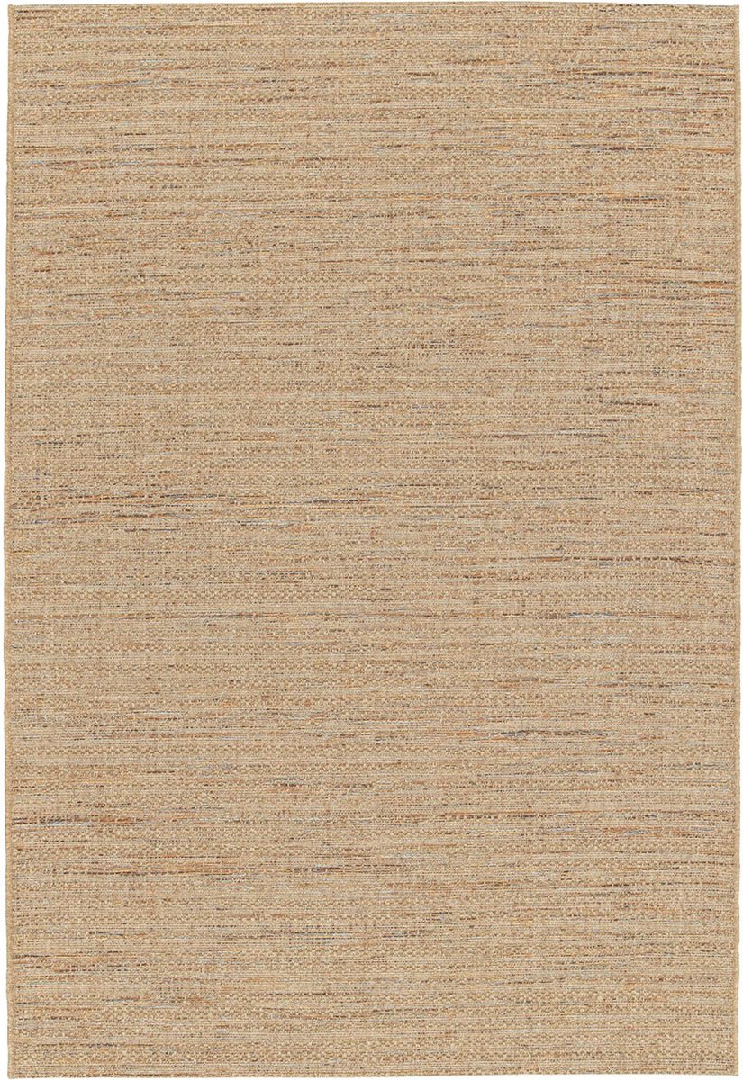 sweeek - Licht jute-effect tapijt voor binnen en buiten
