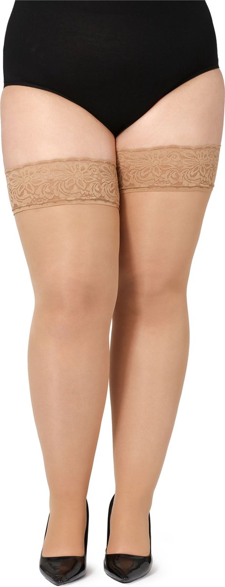 Bellivalini Merry Style Dames Hold-Up Kousen - 20 Denier - licht glanzend - elastisch - Polyamide - BLV-GI-1127 - Daino