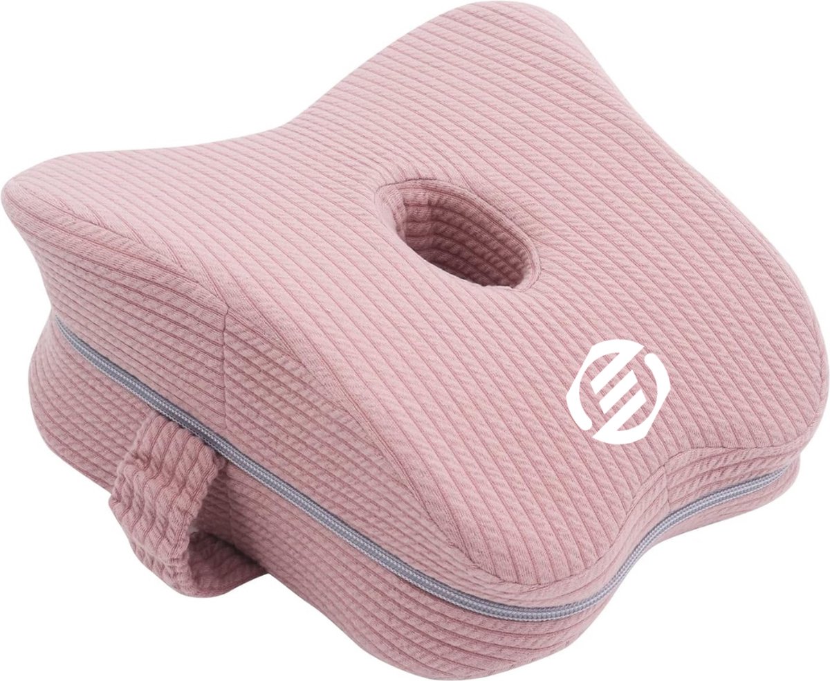 Goedkoopste Equivera Kniekussen - Kniekussen voor in Bed - Kniekussen Orthopedisch - Zijslaapkussen - Kniekussen voor in Bed