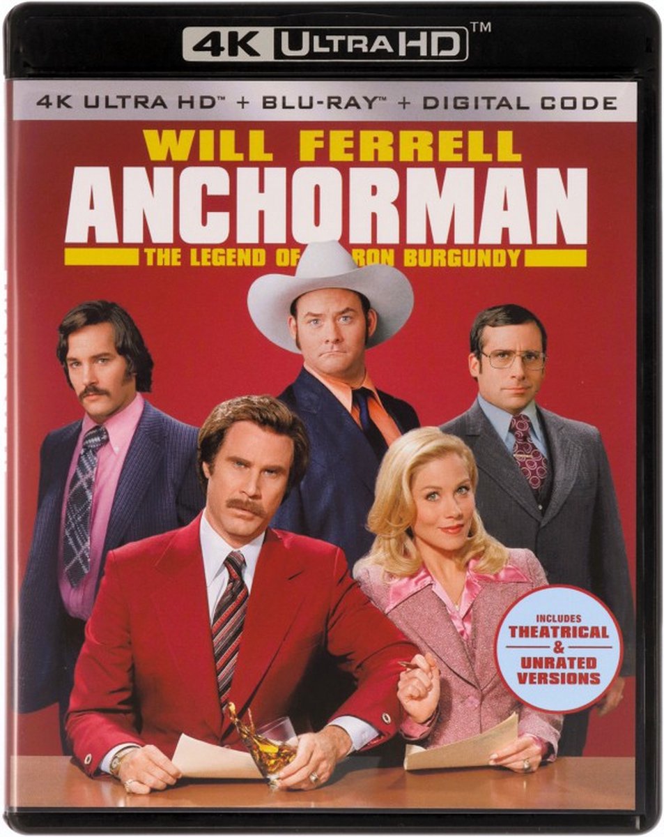 Anchorman: The Legend of Ron Burgundy [Blu-Ray 4K]+[Blu-Ray]-