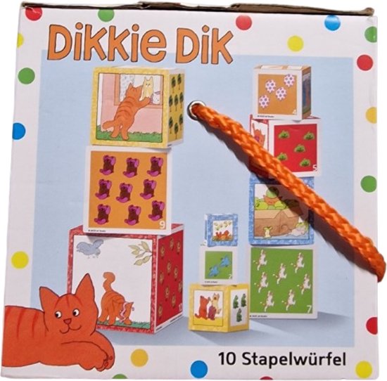 Foto: Dikkie dik stapelblokken 10 delig