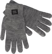 Thermo handschoenen heren - Medium Grijs - L/XL - 1-Paar - Handschoenen winter - handschoenen thermo