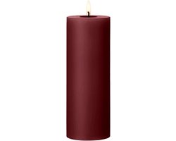 Ester & Erik Led Pillar kaars H20cm deep wine