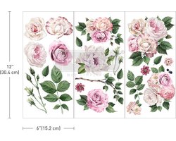 Redesign - Decor Transfer - Delicate Roses