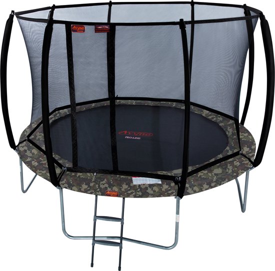 Avyna Trampoline Opbouw Ø430 met veiligheidsnet – Camouflage
