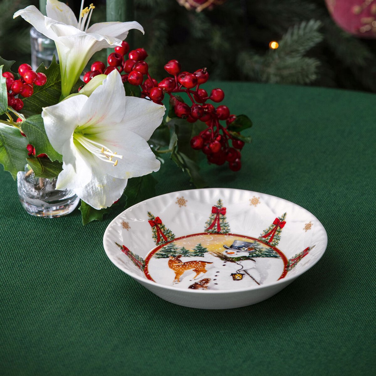 Villeroy & Boch Toy's Fantasy Schaal Sneeman Met Dieren 17 cm