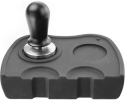 HENDI Dubbele tampmat – siliconen – 205x150x45 mm – met portafilter-uitsparing