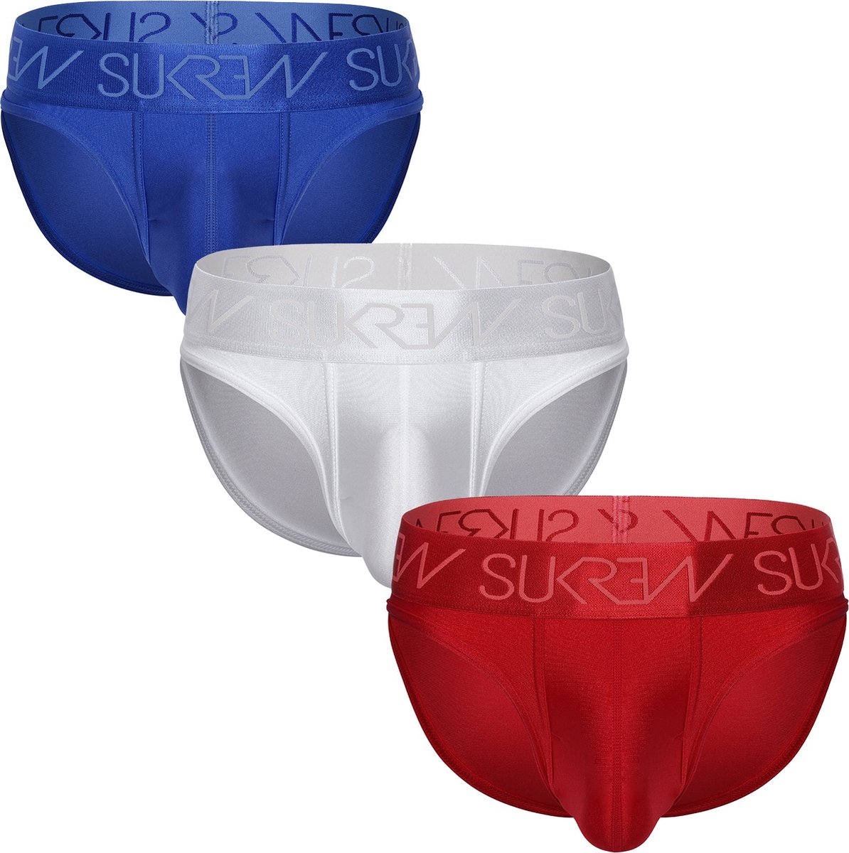 SUKREW Herren Slip Unterwäsche - Classic Brief Cortado Größe XS